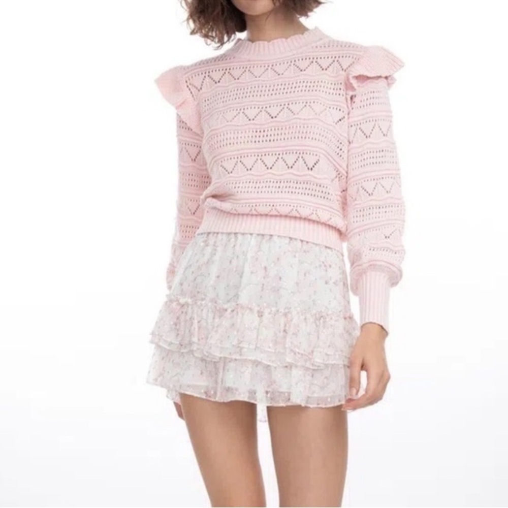 Generation Love New York Audrina Skirt in Pastel English Rose Size L